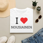 I Love Nousiainen t-paita (Valkoinen)