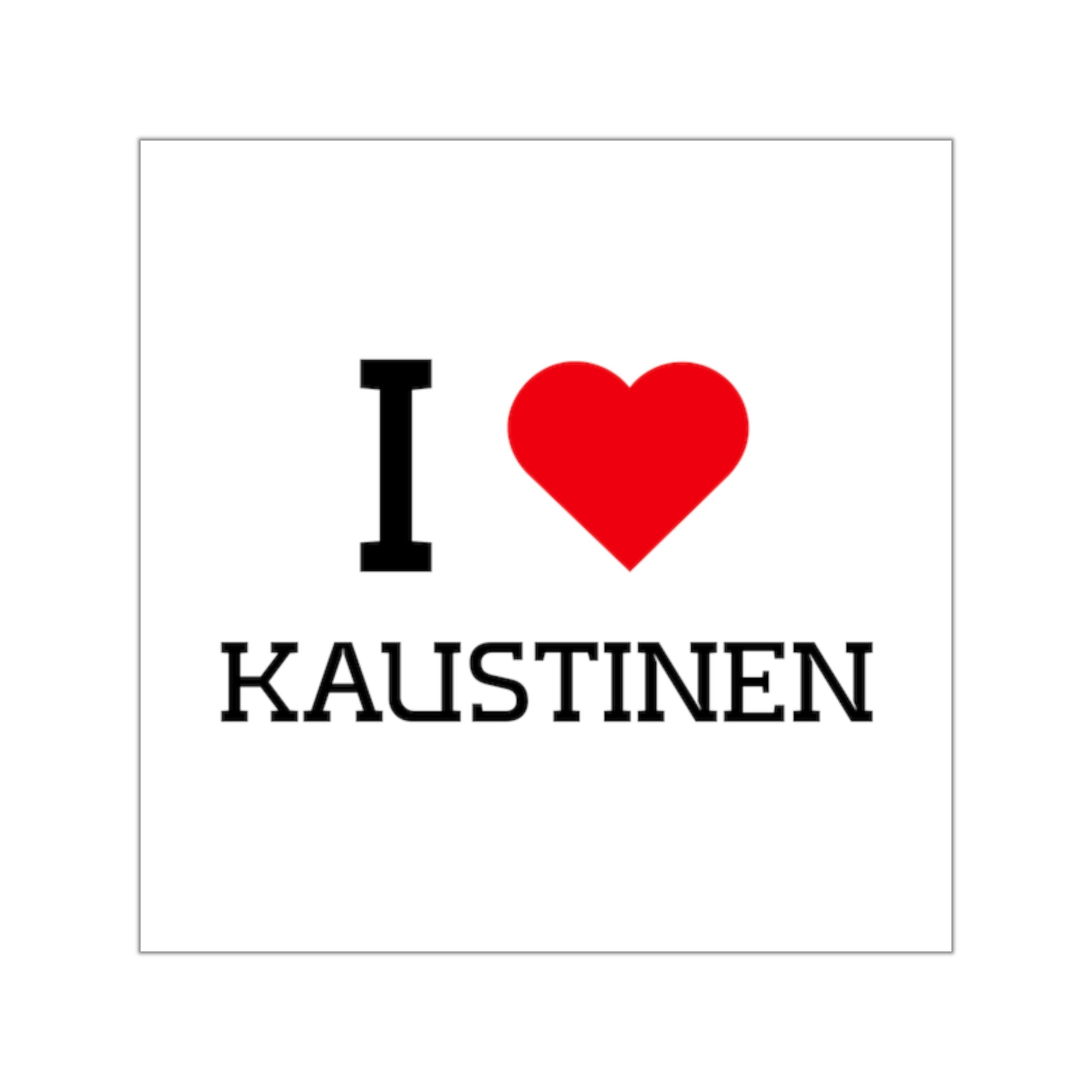 I Love Kaustinen - Tarra