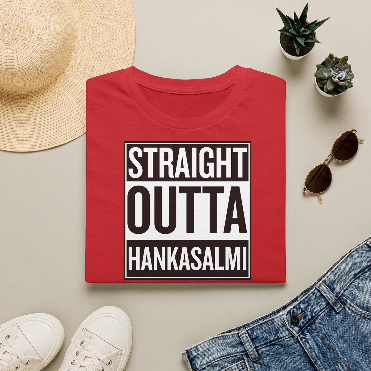 Straight Outta Hankasalmi - T-paita