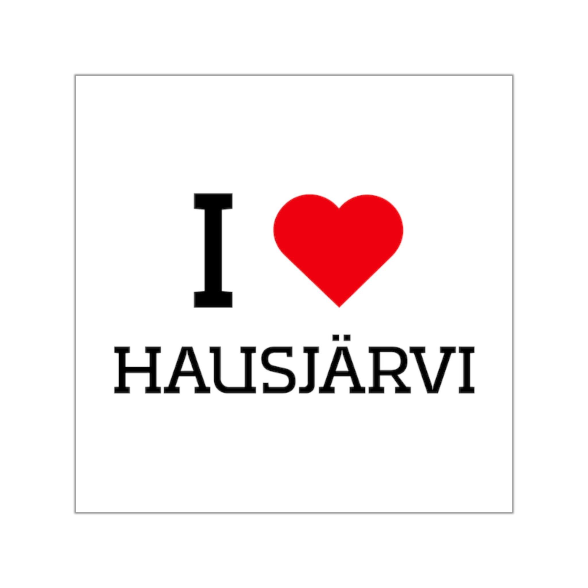 I Love Hausjärvi - Tarra