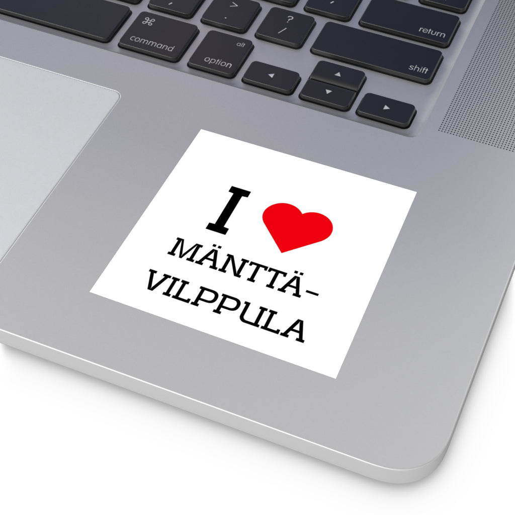 I Love Mänttä-Vilppula - Tarra