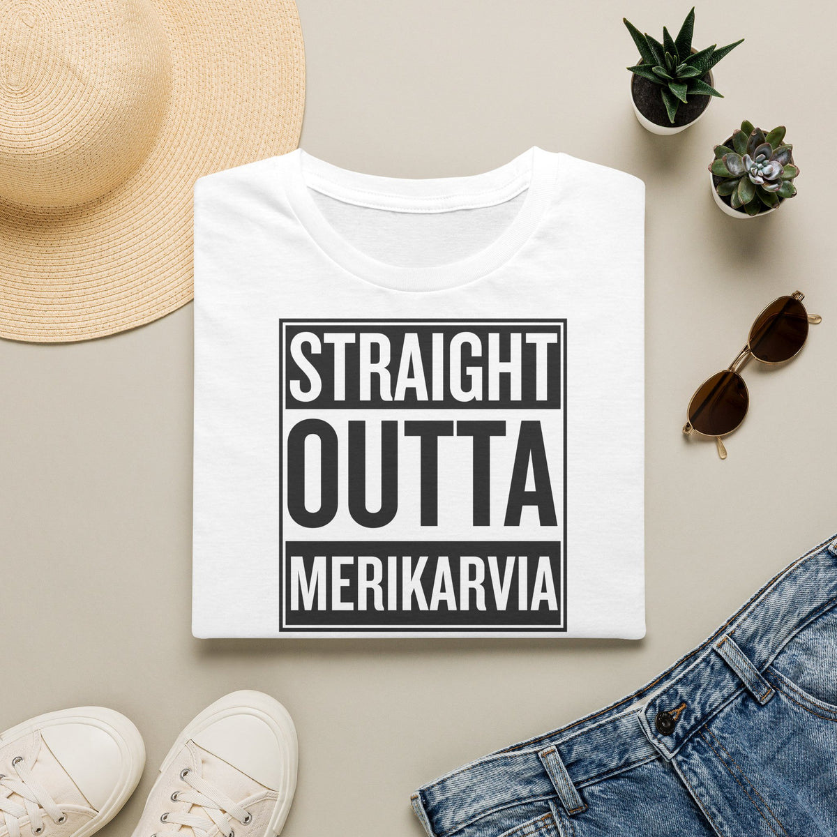 Straight Outta Merikarvia - T-paita
