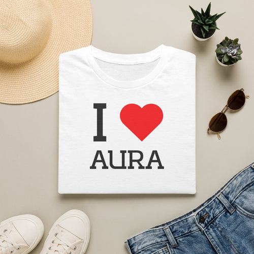 I Love Aura t-paita (Valkoinen)