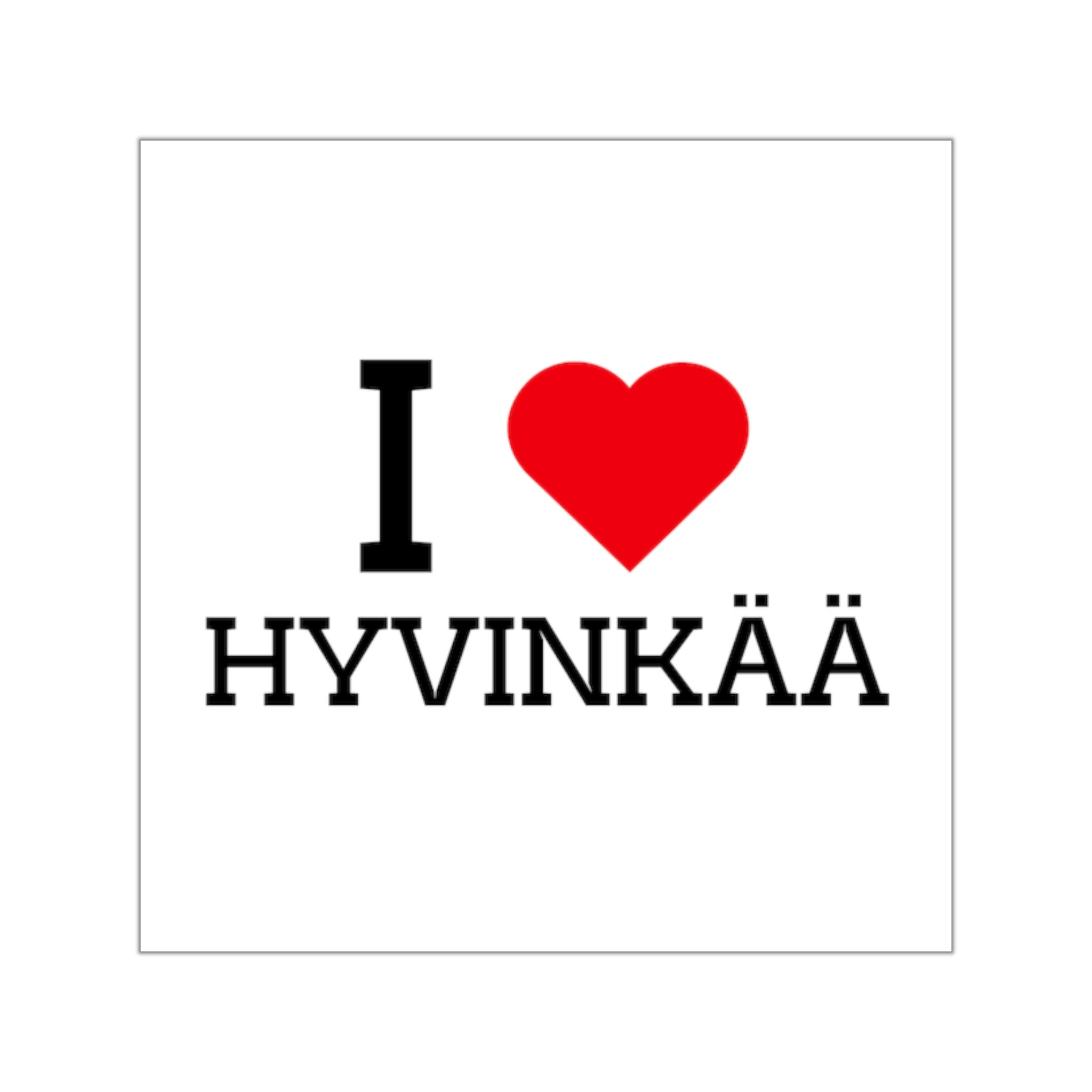 I Love Hyvinkää - Tarra